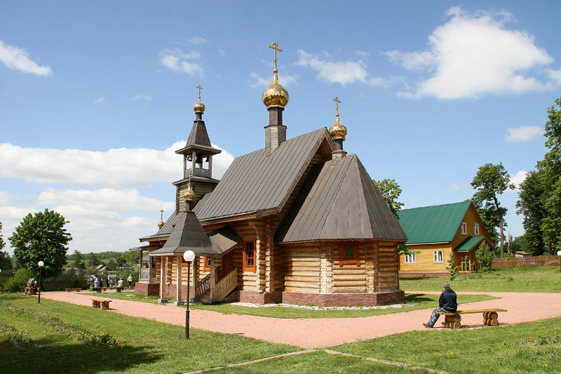 Богородском округе. Сартаково храм князя Владимира. Храм Святого князя Владимира в селе Сартаково. Деревня Сартаково Церковь. Сартаково Богородский район.