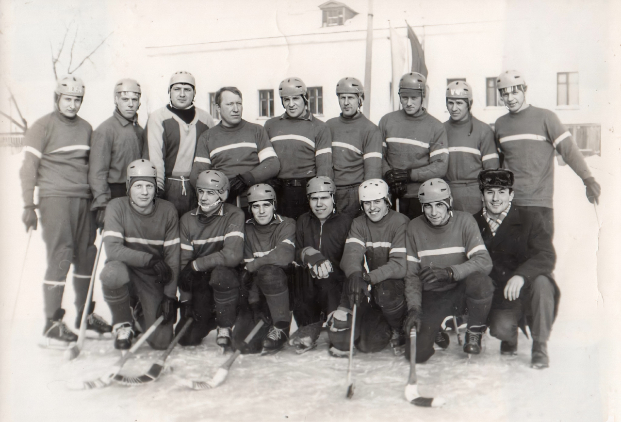 Команда по хоккею с мячом Спартак, 70-е, Исторические фото